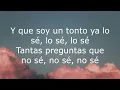 RIO ROMA - DEBERIAS ESTAR AQUI (LETRA)