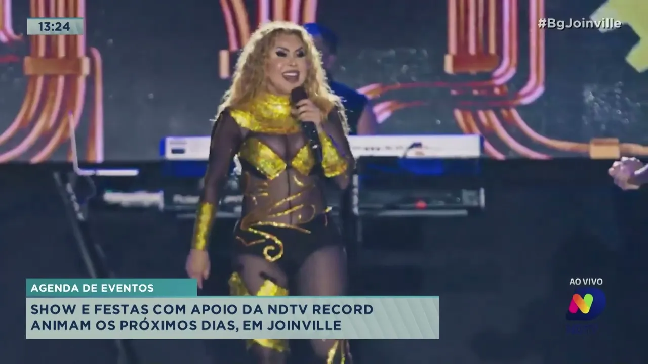 Agenda de eventos! Show e festas com apoio da NDTV Record animam os próximos dias, em Joinville