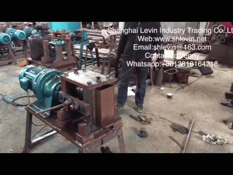 Download MP3 steel bar straightening machine