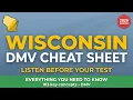 Wisconsin DMV Permit Test 2026 The 103 Facts You MUST Know Full Study Guide