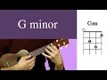 Gm - UKULELE chords