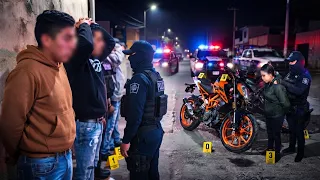 LADRONES de MOTOS de ALTA GAMA fueron DETENIDOS “cayó TODA LA BANDA” en PLENO ROBO