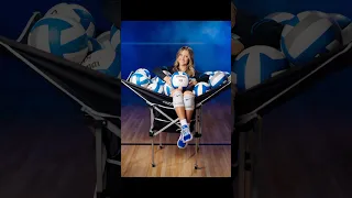 Volleyball favorites Balancing in the ball cart and snow