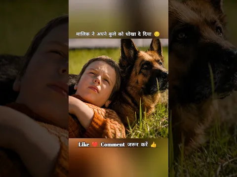 मालिक ने अपने कुत्ते को धोखा दे दिया 🥺