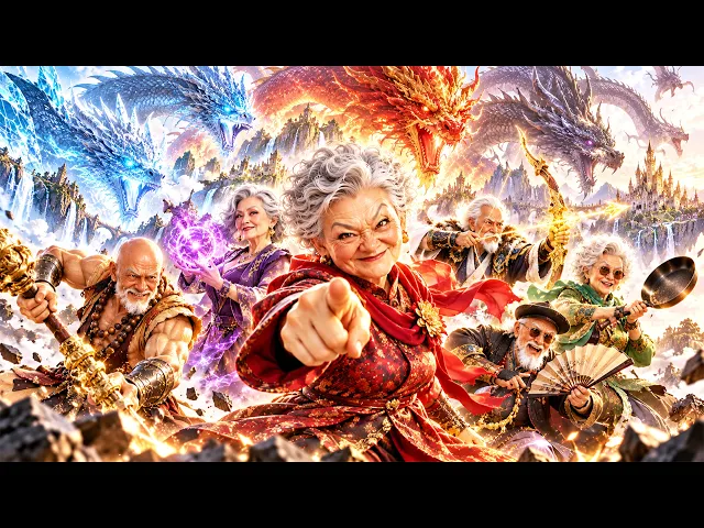 老太太穿到异世界冒險,反手攜手老年姐妹團,打通兩界、橫掃異世界!惡龍跪了!這穿越太離譜了!