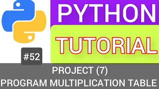 Program A Multiplication Table Using Python Programming Language
