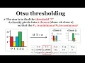 Otsu thresholding Image Processing HBY coding academic