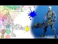 Fortnite Skull Trooper Jonesy Homemade printable coloring page for kids