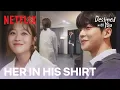 Lagu Rowoon is pleasantly surprised by Cho Bo-ah in his shirt | Destined With You Ep 15 [ENG SUB]