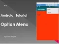Option menu - Menu 16 option menu android tutorial