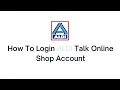 How To Login into ALDI TALK Online Shop Account 2022