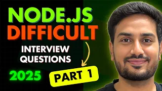 Top 5 MOST Difficult Node js Interview Questions With Answers Explanations