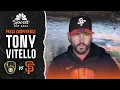 Tony Vitello describes Casey Schmitt s knee injury as upsetting for Giants NBC Sports Bay Area