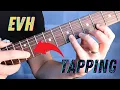 How to tap like Eddie Van Halen part 1