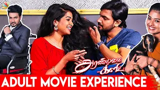  first adult movie monisha arshak u0026 surya darshan reaction aranmanai kili interview vijay tv