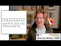 Minute Cryptic Clue 553 Spell POTS SUN OLD CAR wrong 9