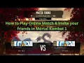 How to Play Online Match Invite your friends in Mortal Kombat 1