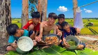 Anh Ba Phải | Ra Đồng Nấu Ăn - Bữa Cơm 0 Đồng Của Mấy Anh Em🥘