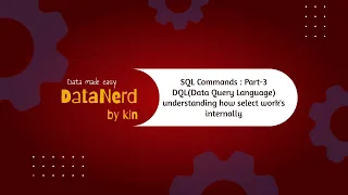 SQL Commands Part-3 DQL Data Query Language understanding how select work s internally