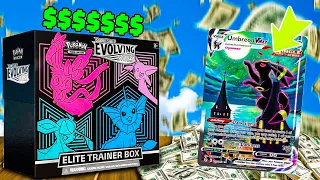 Yup I Really Opened An EVOLVING SKIES ETB - Elite Trainer Box Pokemon Cards Opening