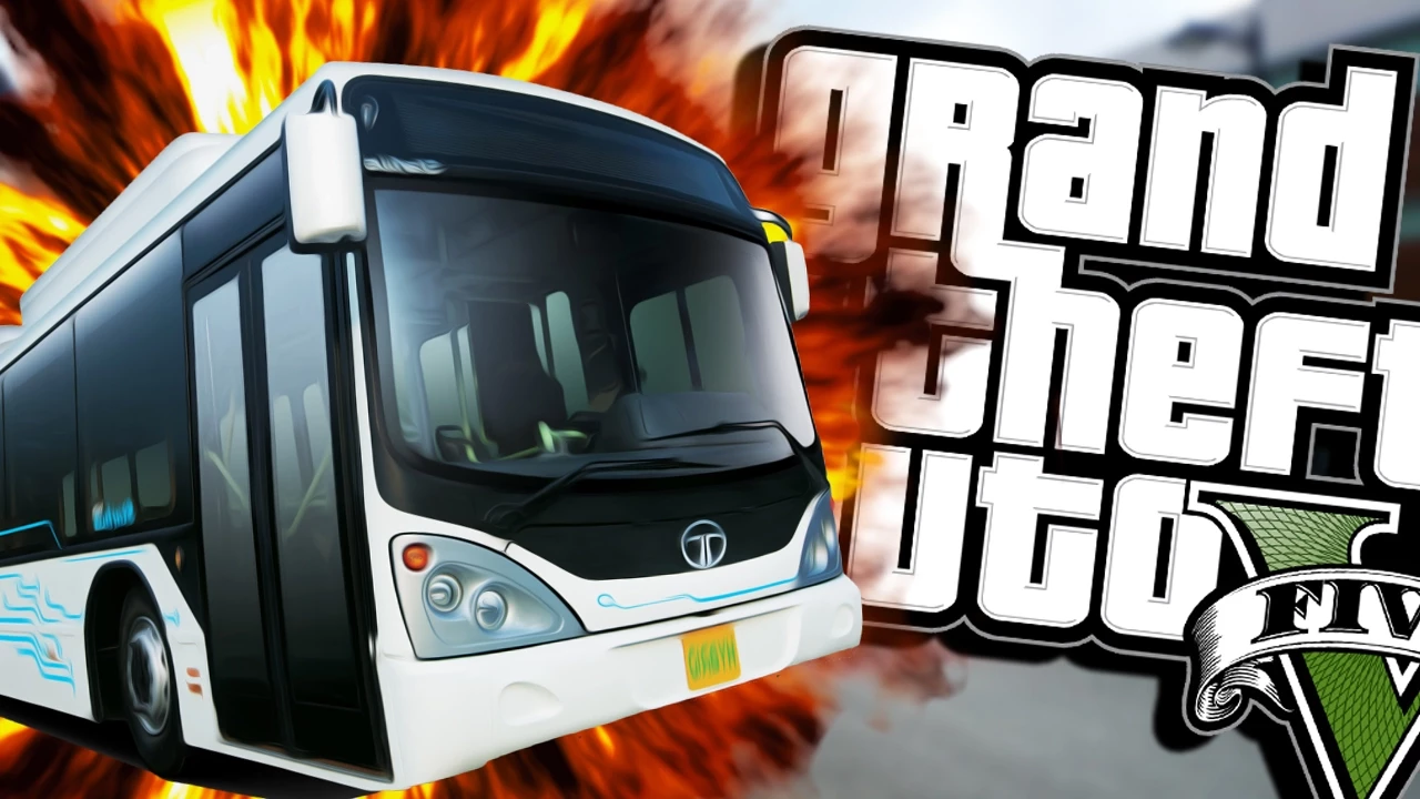 HAIL TO THE BUS DRIVER (Moon gravity) | Grand Theft Auto V (Next Gen Gameplay) #4