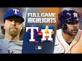 RANGERS vs ASTROS Full Game Highlights August 1 2026 MLB Season