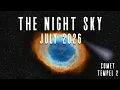 The Night Sky July 2026 Comet Tempel 2 Delta Aquarids Meteor Shower