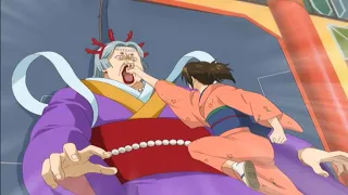  gintama otae is released by otohime in a pool full of sharks gintama jm