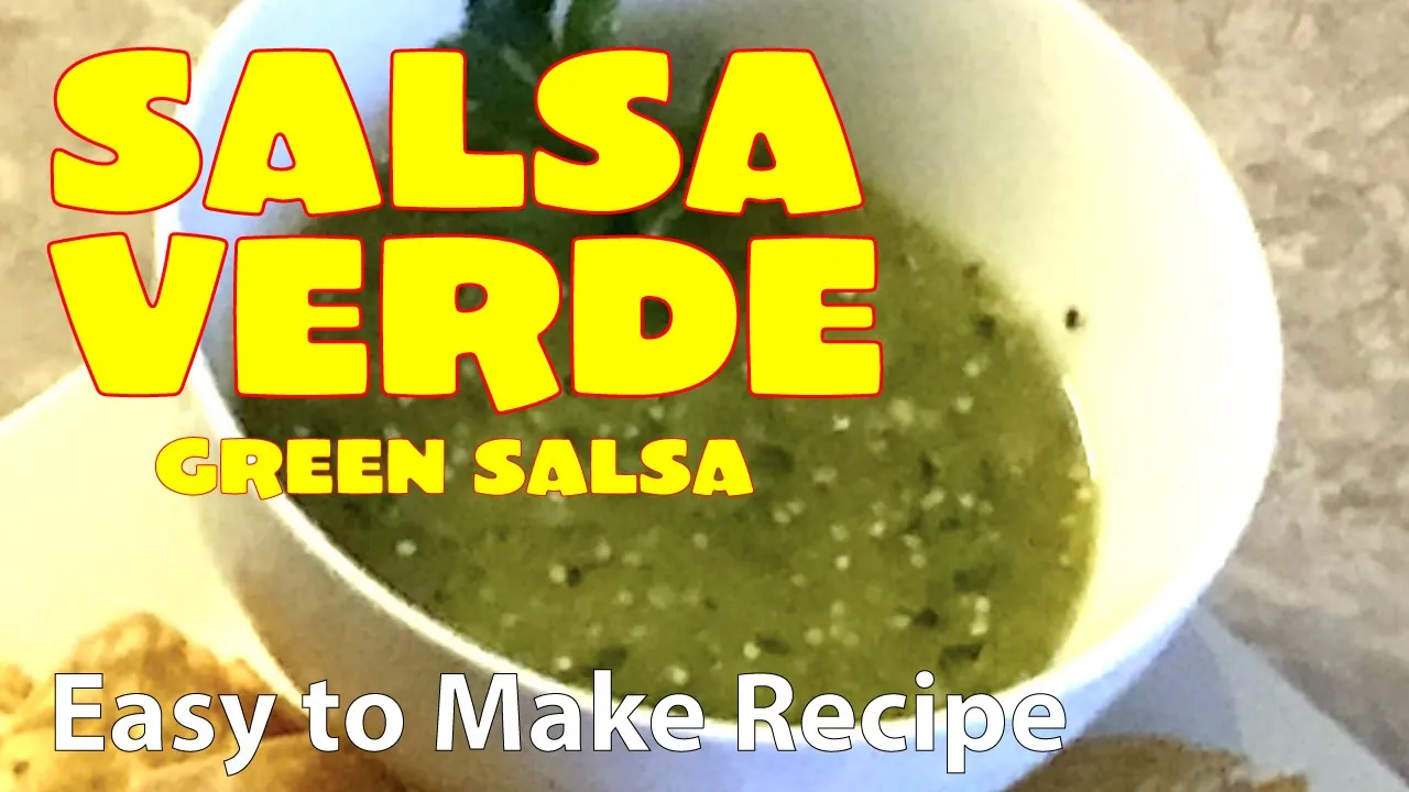 Green Tomatillo Salsa - How to Make the Best Ever Recipe Quick and Easy   Homemade Salsa Verde