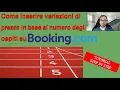 Inserire prezzi diversi in base al numero degli ospiti su Booking Tutorial