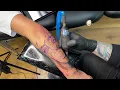 LIVE TATTOO CLOSEUP PORTRAIT Using Bishop Wand Shader