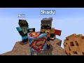 17 Friends on ONE BLOCK! (Minecraft)