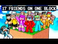 Download Lagu 17 Friends on ONE BLOCK! (Minecraft)