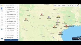 Reorder Business Locations in MAPOG Organize Routes Itineraries Location Sequences