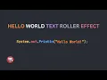Hello World Text Animation in HTML and CSS - Easy Tutorial