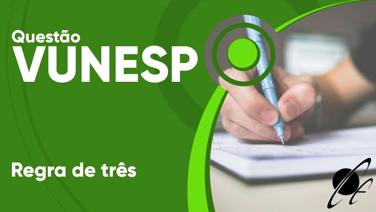 VUNESP 2019 - Regra de três composta (questão resolvida) - P. M. de Sorocaba