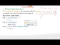 Data Structure Chap-2 Strings Finding Length of Strings String Operations
