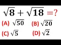 Learn How to solve Nice Math algebra Problem Math Olympiad simplify square roots problem