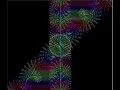 Rainbow 3D Flower Bloom Python Turtle Graphics Source Code Included