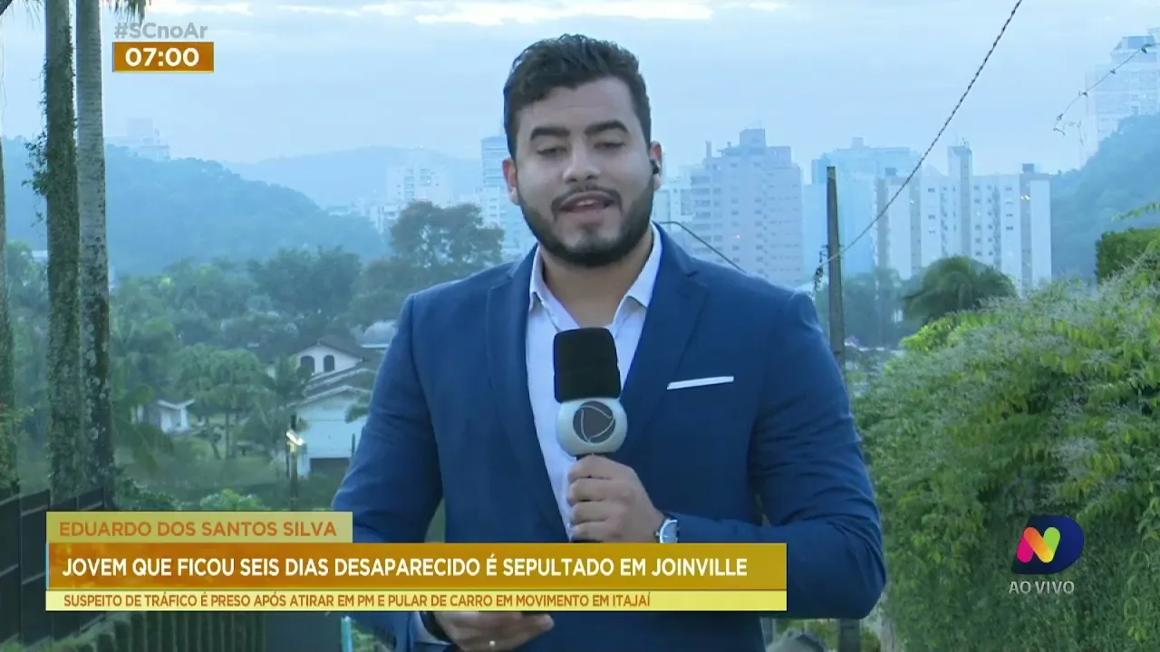 Jovem que ficou seis dias desaparecido é sepultado em Joinville