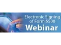 How to Electronically Sign the 5500 Form