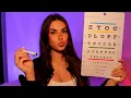 ASMR Soft Spoken Eye Exam Lauren Alexis