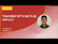 Teaching with MATLAB Copilot