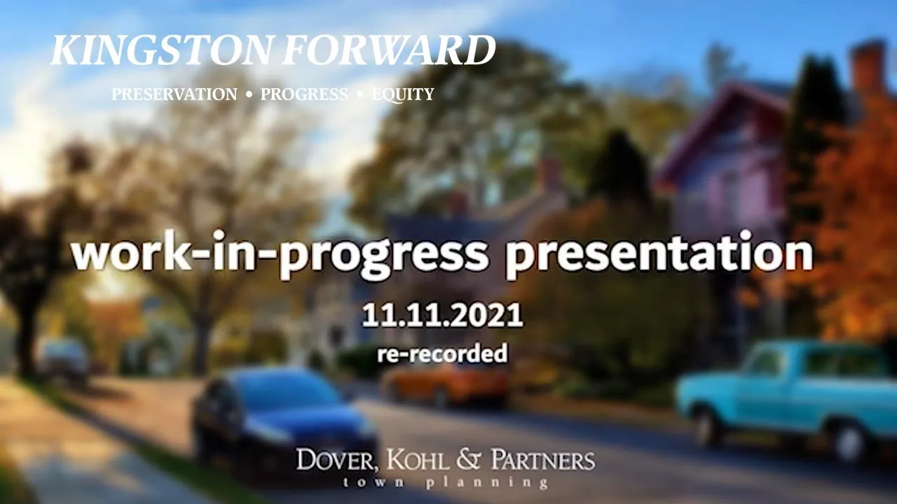 Kingston Forward Work in Progress 11 11 2021 - Rerecorded