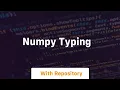 numpy typing