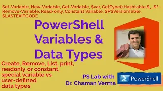 PowerShell Variables and data types