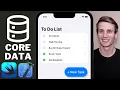 Todo List using Core Data SwiftUI Xcode Example Tutorial Part 1
