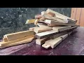 Scrap Wood Recycling Challenge by a Talented Young Carpenter  // Turn Waste Wood into a Unique Table