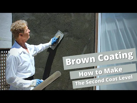 Hydrate or wet your cement stucco walls.