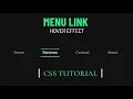 Underline And Overline Menu Hover Effect - CSS Tutorial